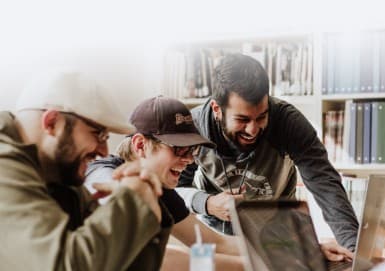 Team members collaborating